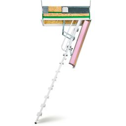 Wippro Dachbodentreppe Klimastair 160 Smart U-Wert 0,34 W(/m²K) verschiedene Größen, ohne Brandschutz