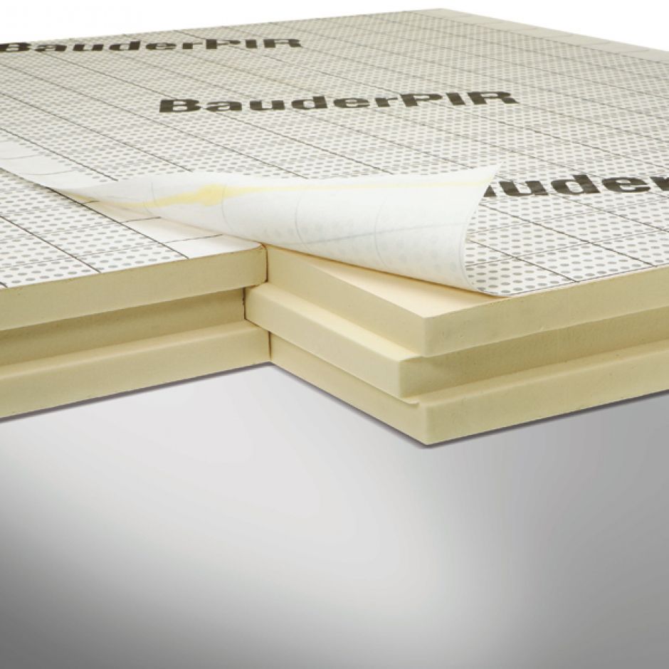 Bauder Aufsparrendämmung BauderPIR SDS WLS 027 PUHartschaum Dachdämmung