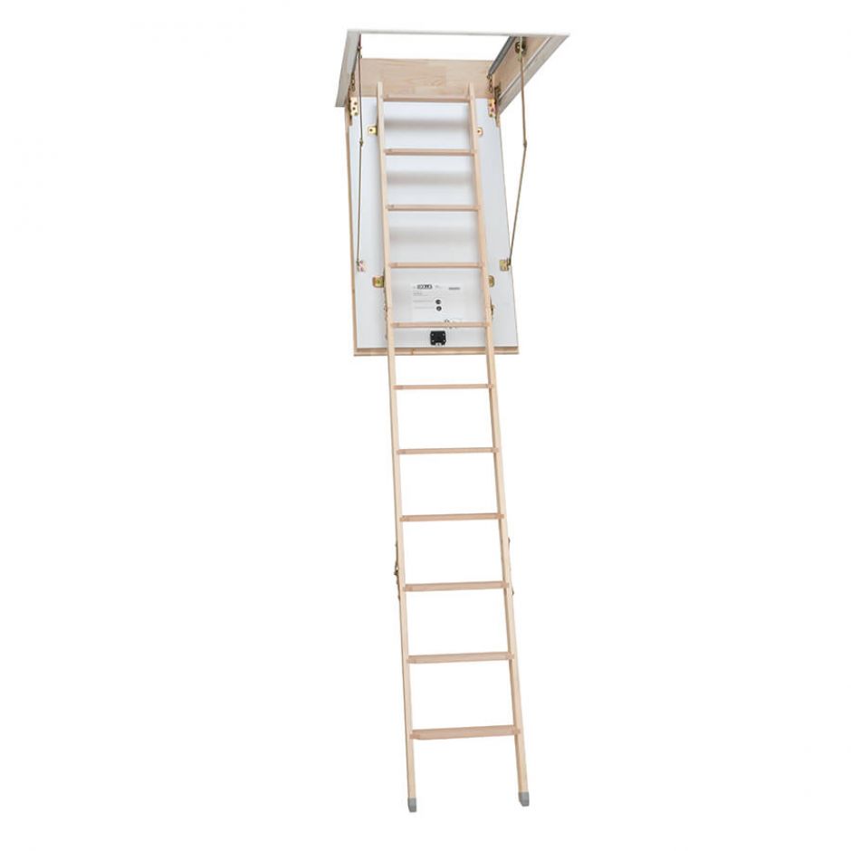 RADEX Bodentreppe Holz 120x60cm - 3-/4-teilig Mit U-Wert 0,86 W/m²K