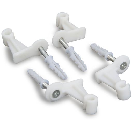 Windhager Wandbefestigung für Gitterspalier weiß, 2