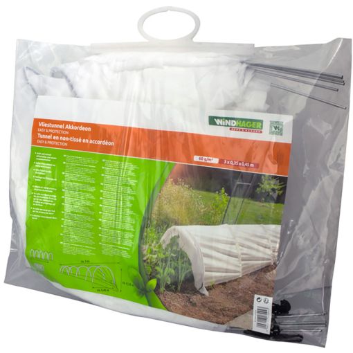 Windhager Folien-Tunnel Akkordeon 3x0,6x0,45 m 2