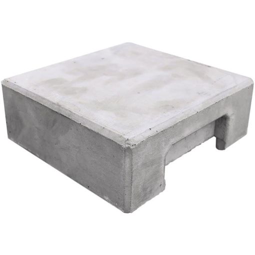 Beckers Betonzaun Klassik Zwischenpfostenkappe grau 2