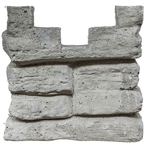 Beckers Betonzaun Mediterran Nostalgie Anfangspfostenkappe 2