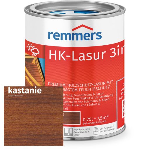 Remmers HK-Lasur 3in1 kastanie RC-555 2