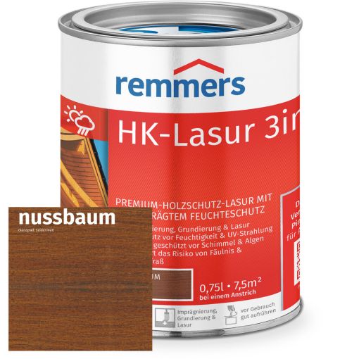 Remmers HK-Lasur 3in1 nussbaum RC-660 2