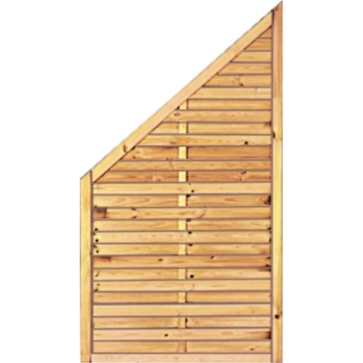 T&J Sichtschutzzaun Lamellenzaun Anschluss Sichtschutz 2