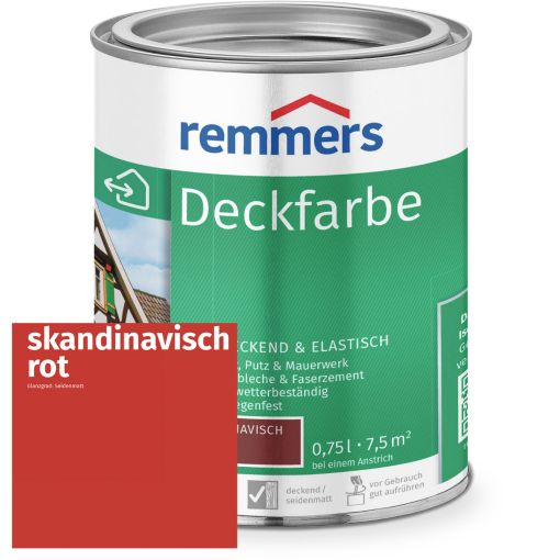 Remmers Deckfarbe skandinavisch rot 2
