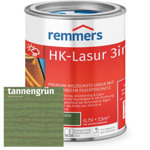 Remmers HK-Lasur 3in1 tannengrün RC-960 2
