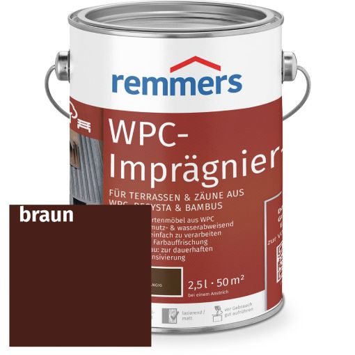Remmers WPC-Imprägnier-Öl braun 2,5 l 2