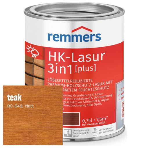 Remmers HK-Lasur 3in1 plus teak 2