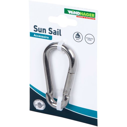 Windhager Karabinerhaken, Edelstahl rostfrei 2