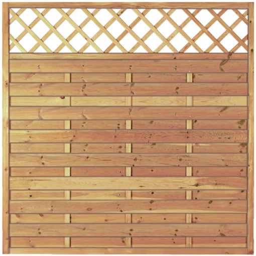 T&J Sichtschutzzaun Maxi-Massiv Sichtschutz Lamellenzaun 2