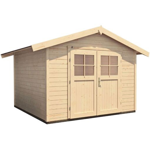 weka Gerätehaus 122 naturbelassen Geräteschuppen 2