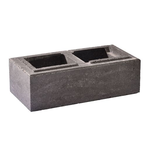 WESERWABEN Gartenmauer Trend-Line Mauerstein Anthrazit 2