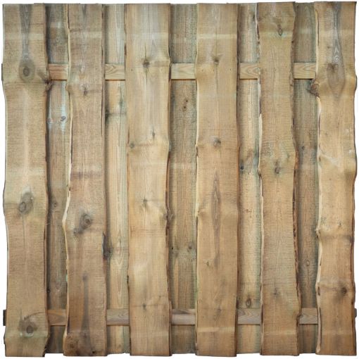 T&J Sichtschutzzaun FÜNEN Sichtschutz Bohlenzaun 2