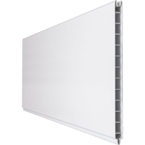 GroJa BasicLine PVC-Steckzaun Sichtschutzzaun Weiss 2