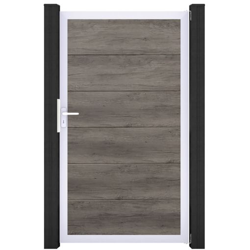 GroJa Einzeltor BasicLine PVC-Steckzaun Monument 2