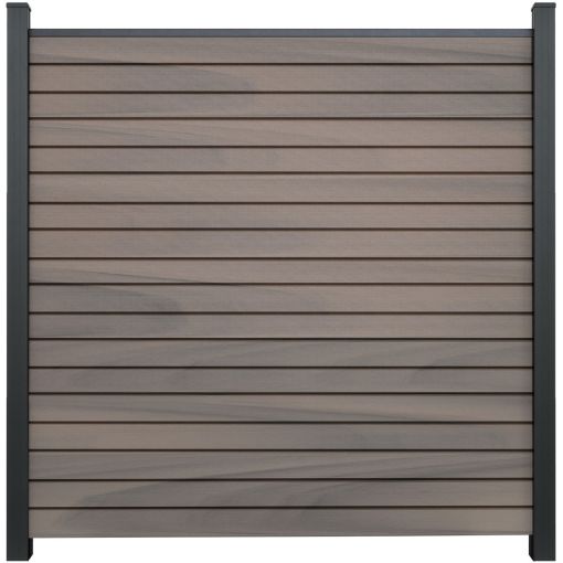 GroJa Solid Rhombus BPC-Steckzaun Sichtschutzzaun 2