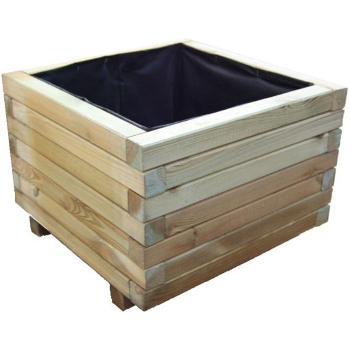 T&J Pflanzkübel MAX 4-eck mit 2