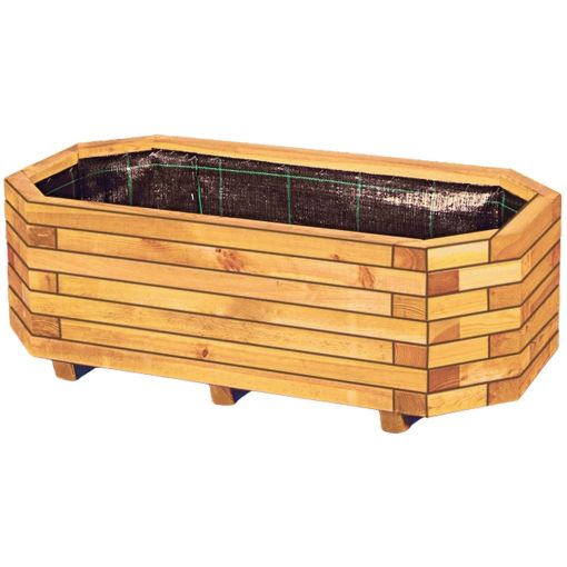 T&J Pflanzkübel KÄTHE 8-eck inklusive 2