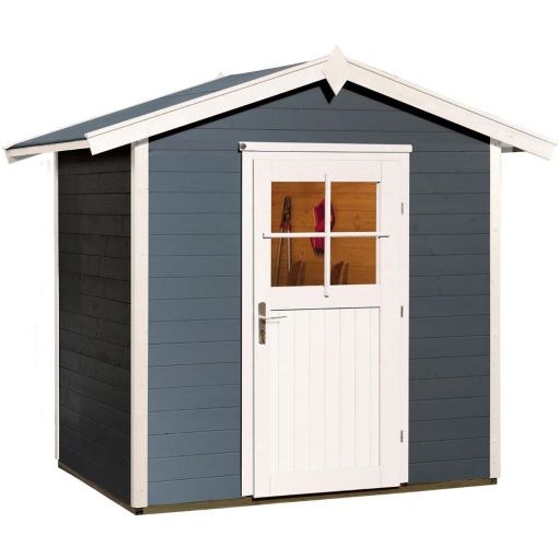 weka Gerätehaus 223 anthrazit Geräteschuppen 2