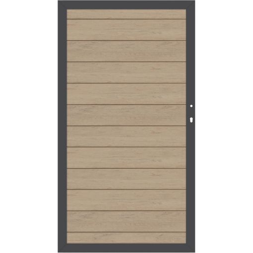 TraumGarten Sichtschutzzaun SYSTEM WPC CLASSIC 2