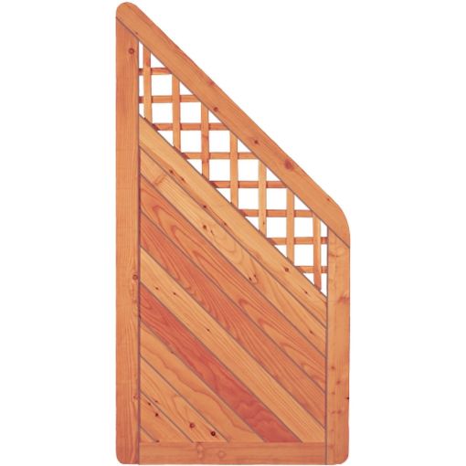 T&J Sichtschutzzaun SKAGEN Anschluss mit 2