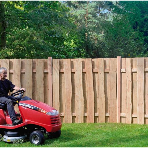 T&J Sichtschutzzaun JÜTLAND Sichtschutz Bohlenzaun 2