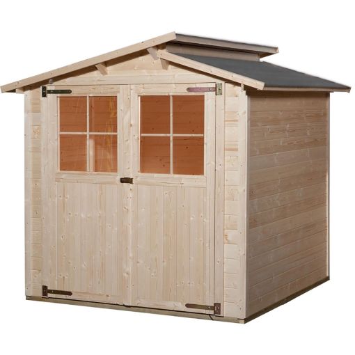 weka Gerätehaus 323 naturbelassen Geräteschuppen 2