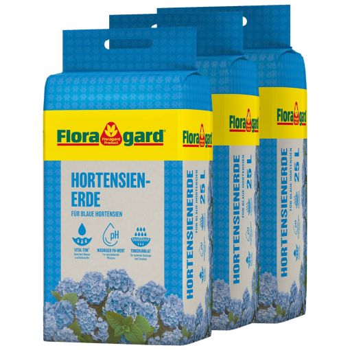 Floragard Hortensienerde blau Blumenerde 2