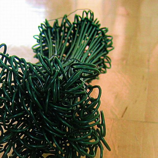 Bindedraht grün ummantelt 2