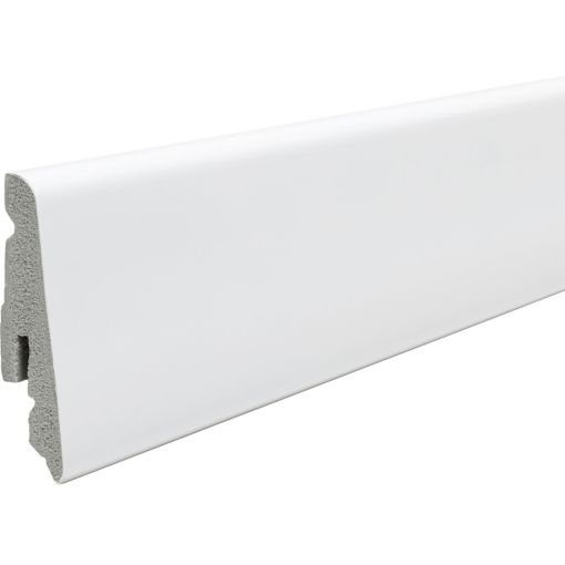 HARO Stecksockelleiste weiß mit PS-Schaum 2