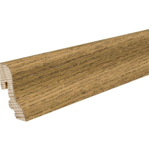HARO Stecksockelleiste Eiche geschwungen samtbraun 2