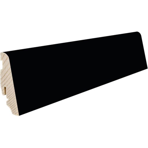 HARO Stecksockelleiste Schwarz stark foliert 2