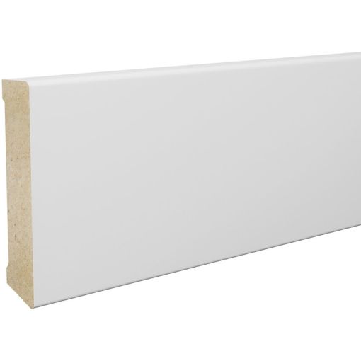 HARO Sockelleiste weiß MDF-foliert 2400x14x80 2