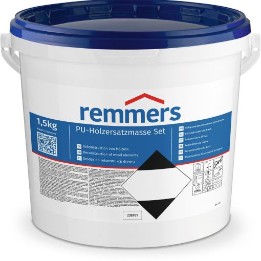 Remmers PU-Holzersatzmasse Set Holzspachtel 2