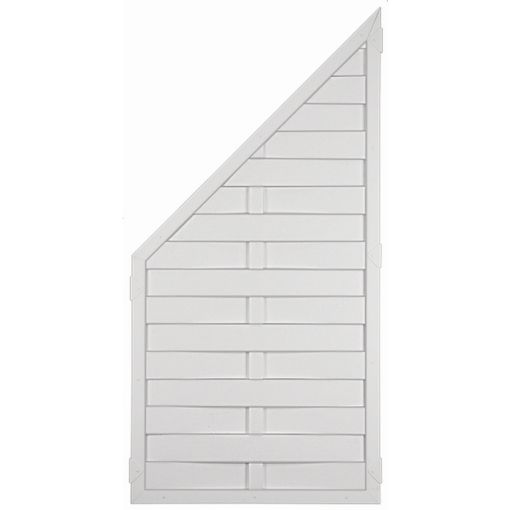 T&J Lamellenzaun LIGHTLINE Abschlusselement Sichtschutzzaun 2