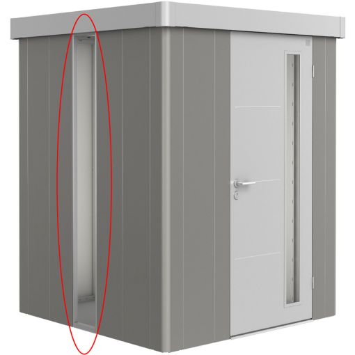 Biohort Lichtpaneel Gerätehaus Neo quarzgrau-metallic 2