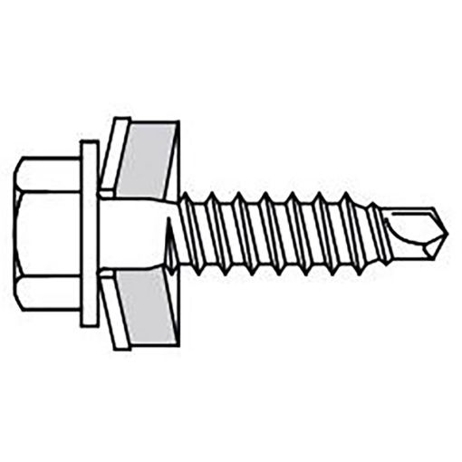 Luxmetall 100 Bohrschrauben Edelstahl 4,8x20 2