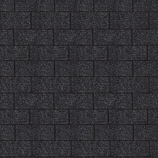 Karibu Dachschindeln Rechteck Schwarz Bitumenschindeln 2