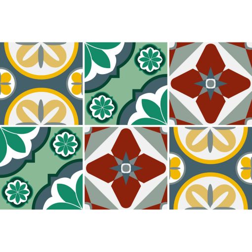 Windhager Fliesenaufkleber Olea 15x15 cm 2