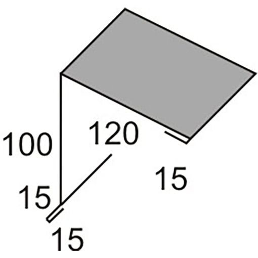 Luxmetall Pultabschluss Nr. 22 Stahl 2