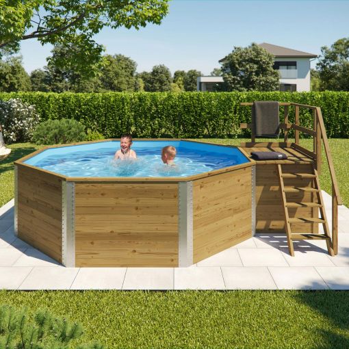 weka Massivholzpool 593 B Komplettset 2