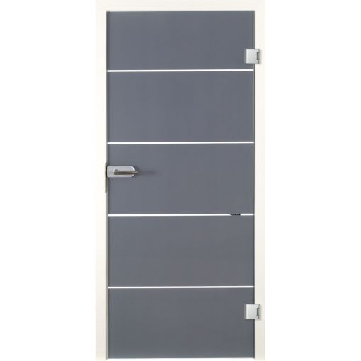 Kilsgaard Ganzglastür Typ 63/04 Anthrazit 2