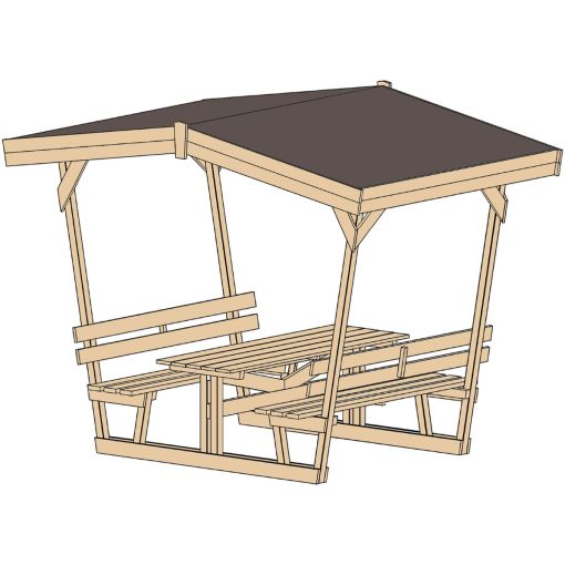 weka Gartenlaube 662 Pavillon 2