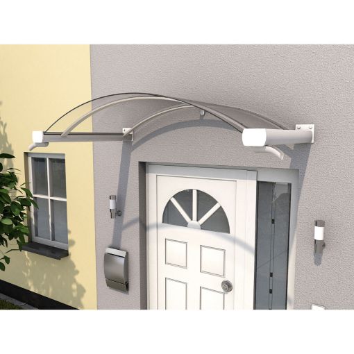 gutta Bogenvordach BV-B Weiß Dach 2