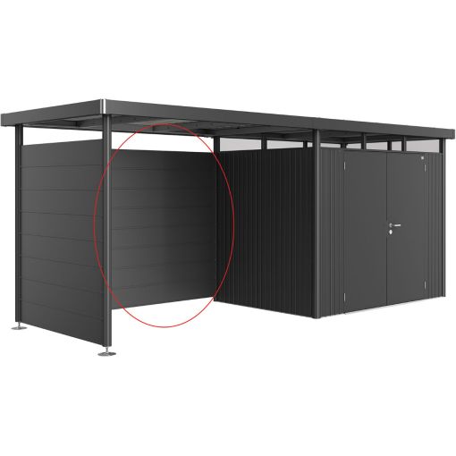 Biohort Rückwand für Seitendach Gerätehaus 2