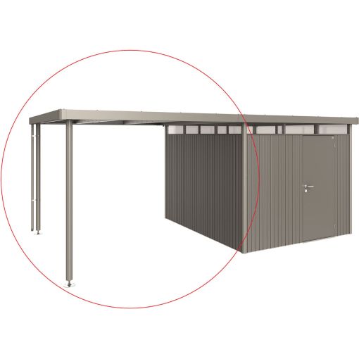 Biohort Seitendach Gerätehaus HighLine H2-H5 2