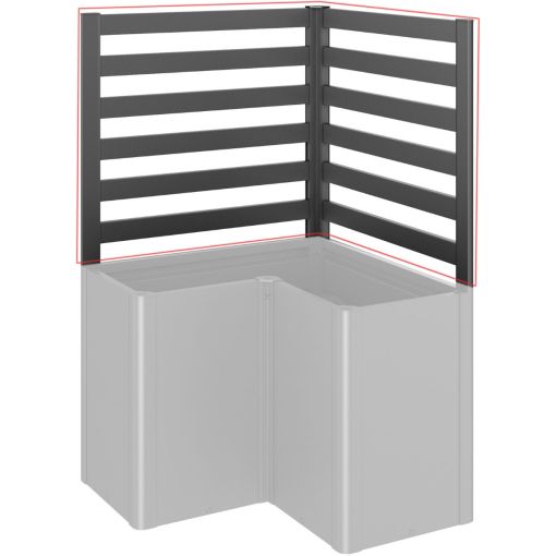 Biohort Rankgitter L-Form für Hochbeet 2
