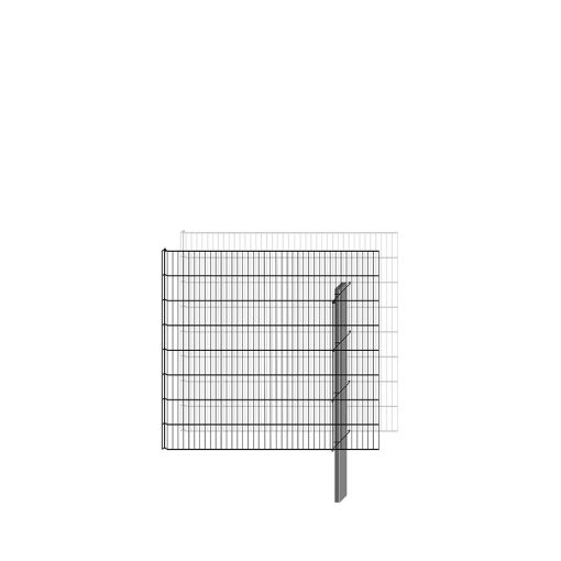 bellissa Gabionenzaun limes Erweiterungsmodul 2